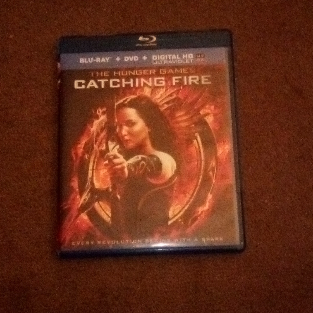 Catching fire Blu ray DVD